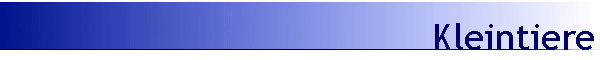 Kleintiere